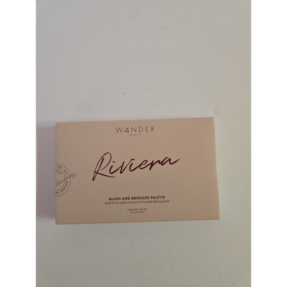 WANDER BEAUTY RIVIERA Full Size Blush And Bronzer Palette Brand New Sealed